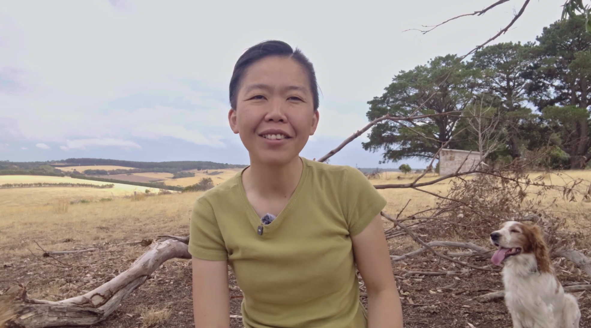 Li Ping Thong at her farm